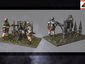 28mm ei roman scorpion team 3d print model Modello di stampa 3D
