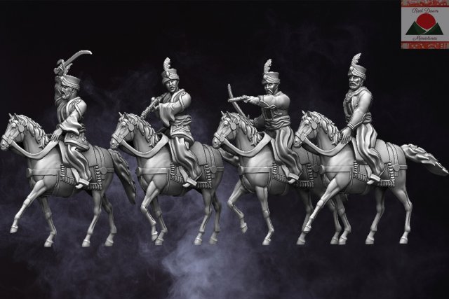 28mm napoleonic mamluk cavalry 3d print model 3D Print Model .c4d .max .obj .3ds .fbx .stl .blend 