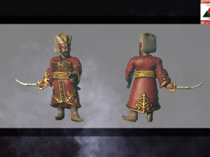 28mm napoleonic ottoman commanders 3d print model Modelo de Impressão 3D