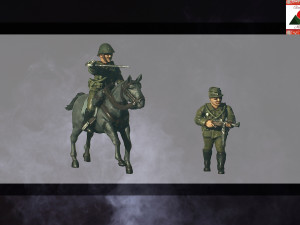 28mm ww2 romanian cavalry 3d print model 3D 프린트 모델