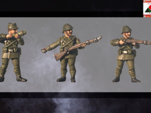 28mm romanian infantry ww2 3d print model Model do druku 3D