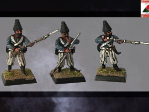 28mm napoleonic qajar persian infantry 3d print model 3D Print Model