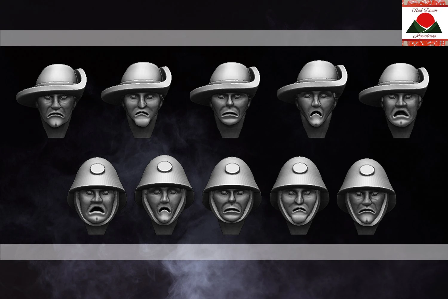 28mm dutch and knil soldiers add on pack 3D Print Model .c4d .max .obj .3ds .fbx .stl .blend 