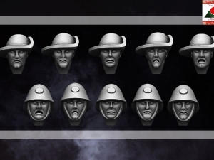 28mm dutch and knil soldiers add on pack 3D Print Model