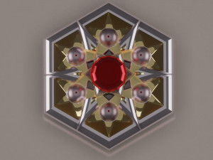 venus medallion 3D Print Model