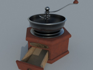 manual coffee grinder 3D Model