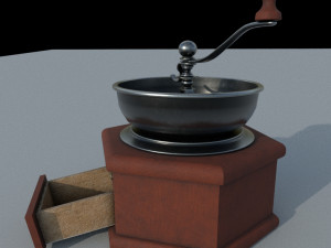 manual coffee grinder Model 3D
