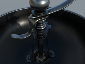 manual coffee grinder Model 3D