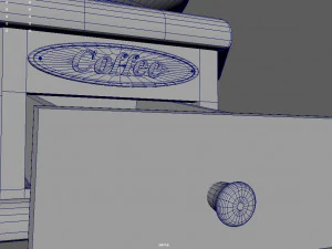 manual coffee grinder 3D Model