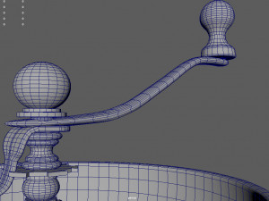 manual coffee grinder Model 3D