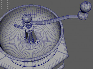 manual coffee grinder Model 3D