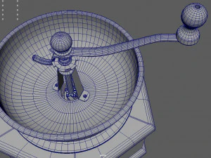 manual coffee grinder 3D Model