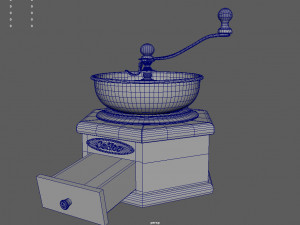 manual coffee grinder Model 3D