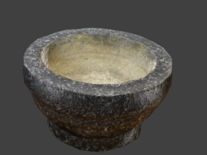 stone mortar 3D Model