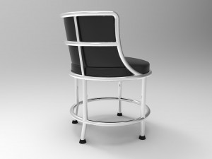 stainless steel special chair 3D Model