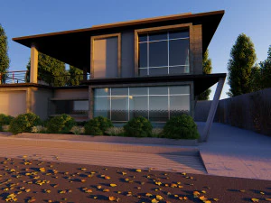 tinggal di rumah Model 3D