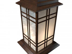 japanese lamp 3D Model