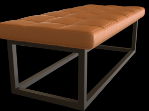 leather banquette 3Dモデル