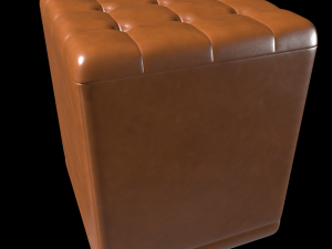 pouf 3Dモデル