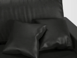 革張りのソファ 3Dモデル