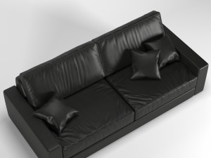 leather sofa 3D Модель