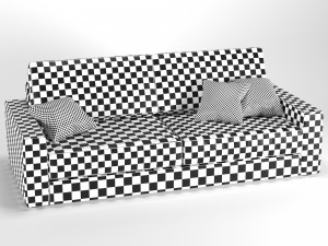 leather sofa 3D Модель