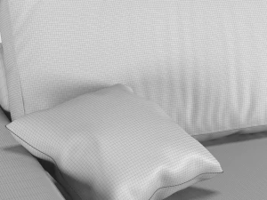 革張りのソファ 3Dモデル