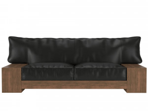 kiza 2-seater sofa 3D Модель