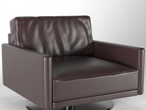 poltrona in pelle Modello 3D
