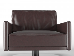 leather armchair Modello 3D