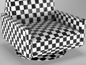 leather armchair Modello 3D