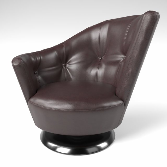 arabella by giorgetti in leather Model 3D .c4d .max .obj .3ds .fbx .stl .blend 