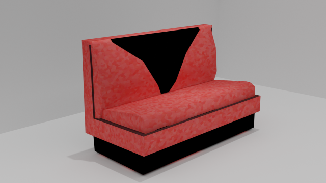 low poly sofa Modelo 3D .c4d .max .obj .3ds .fbx .stl .blend 