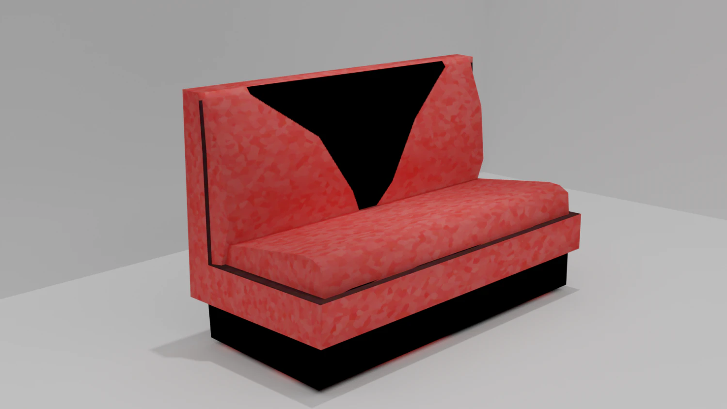 low poly sofa 3D Model .c4d .max .obj .3ds .fbx .stl .blend