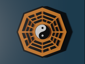 bagua yin yang 3D Модель