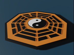 bagua yin yang Modèle 3D
