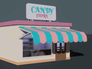 candy store 3D Model