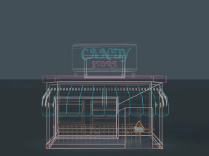 candy store 3D Model