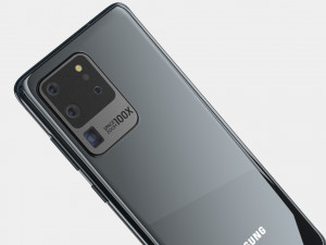 samsung galaxy s20 ultra gray cosmic gray 3D Модель