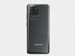 samsung galaxy s20 ultra gray cosmic gray 3D Модель