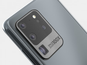 samsung galaxy s20 ultra gray cosmic gray 3D Модель