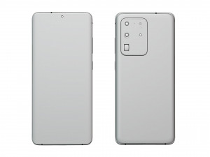 samsung galaxy s20 ultra gray cosmic gray 3D Модель