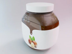 chocolade fles 3D Model