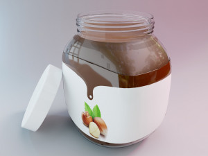 chocolate bottle 3D Model