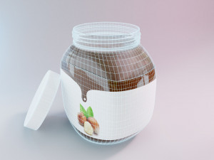 chocolate bottle 3D Model