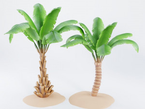 palm trees 3D Model