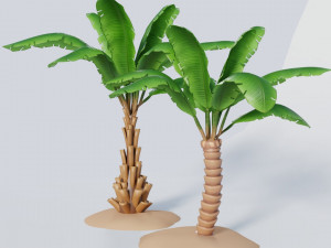 palm trees Model 3D