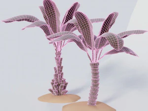 palm trees 3D Model