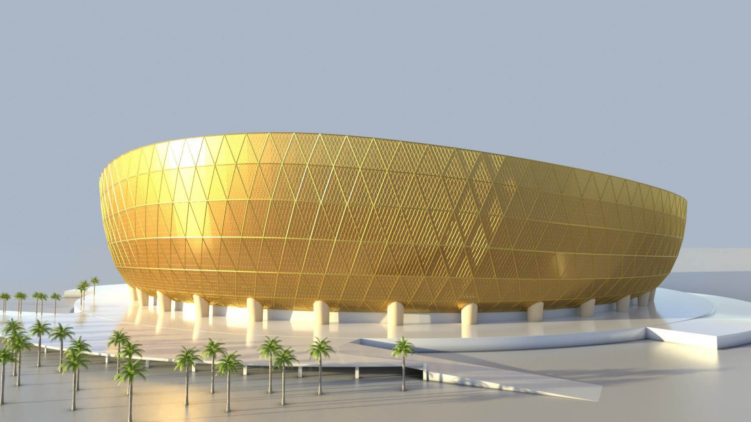 Lusail stadium - fifa world cup 2022 qatar 3D Model in Stadium 3DExport