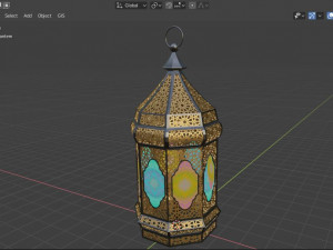 ramadan lantern 3D Model